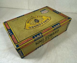 King Edward Imperial Cigar Box - Vintage