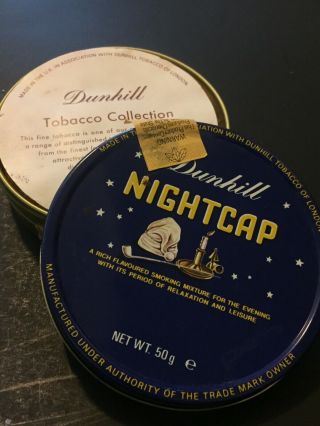 Alfred Dunhill Ltd.  Nightcap Pipe Tobacco Tin - Made In England Empty