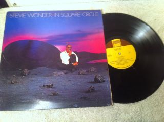 Vintage Stevie Wonder In Square Circle Record Vinyl Album