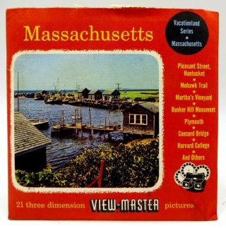 View - Master Mass - 1 - 2 - 3,  Massachusetts,  Vintage 1955,  S3 Package,  3 Reel Set
