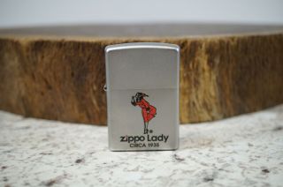 Zippo Windy Girl Lady Circa 1935 Lighter 2
