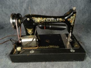 Singer Model 27 Electric Sewing Machine 1905 Serial Num B1249413