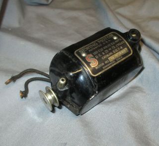 Antique Vintage Singer Sewing Machine Motor Bu7 - E 66 99 128 Good 1920 