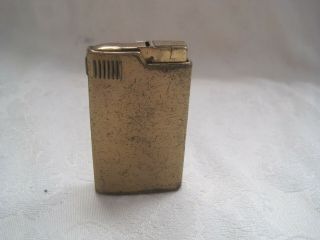 Vintage Rare Brass Musical Pocket Lighter By Crown Musical For Spares Repairs