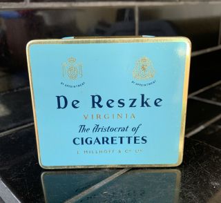 De Reszke Cigarettes Tobacco Vintage Australian Tin Near