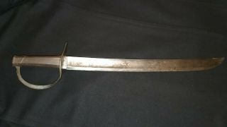 Antique French M/1833 Naval Cutlass Sword Dated Oct 1840 (modified Long Ago)