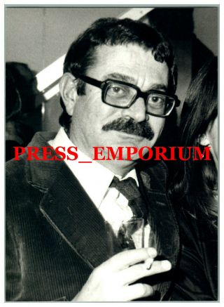 Rene Fallet Ecrivain Scenariste 1978 Emission Apostrophes Photo Presse Vintage