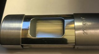 Zippo Lighter Brush Chrome Pocket Ashtray with Zippo Engraved 3