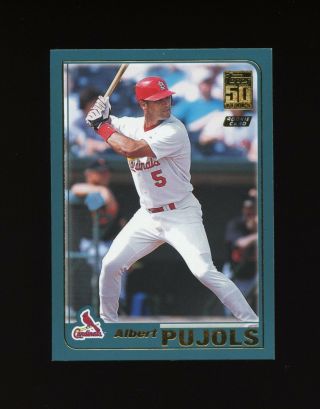 Albert Pujols Rc 2001 Topps Traded T247 St.  Louis Cardinals Nm - Mt Or Better