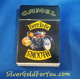 Smokin’ Joe Camel Cigarettes “born To Be Smooth” Flip Top Lighter,  Rjrtc,  1990s