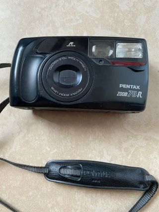 Vintage Pentax Zoom 70 - R 35mm Point & Shoot 35 - 70mm Zoom Lens Batteries 2