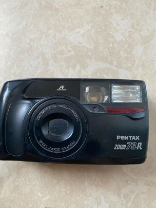 Vintage Pentax Zoom 70 - R 35mm Point & Shoot 35 - 70mm Zoom Lens Batteries 3