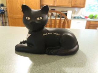 Vintage 1981 Union Carbide Corp.  Eveready Battery “save With The Cat” Bank