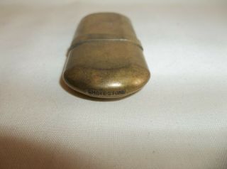 Vintage Smoke Stone Brass No.  5 Lighter 3