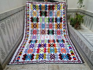 6×10 Handmade Vintage Moroccan Rug Azilal Berber Tribal Carpet Beni Ourain Rug