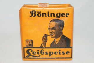 Vintage German Pipe Tobacco Advertising Box,  Böninger Leibspeise