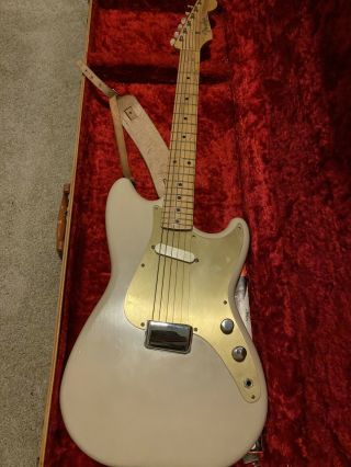 Vintage Fender Pre - Cbs Musicmaster 3/4 Scale Guitar,  1959,  Desert Sand,