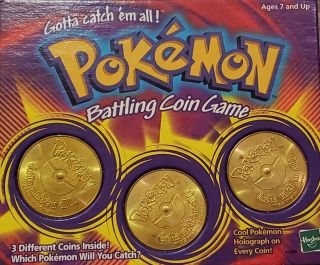 Pokemon Battle Coin Game - Hasbro Vintage Toys Holo 142 Aerodactyl - 43 Oddish