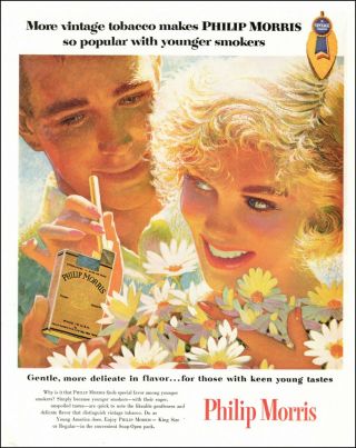 1955 Vintage Ad Philip Morris Cigarettes Great Art By Edwin Georgi 051620
