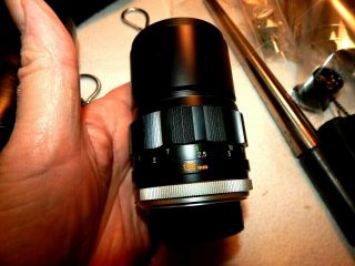 Vintage Minolta Camera Lens,  Case Only / Mc Tele Rokkor - Pf / 1:2.  8 / 135 Mm