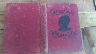 Antique Book Negro a Beast in the Image of God Chas Carroll 1900 Racist Shocking 2