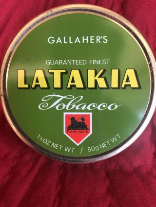 Vintage Gallaher’s Latakia Pipe Tobacco Tin