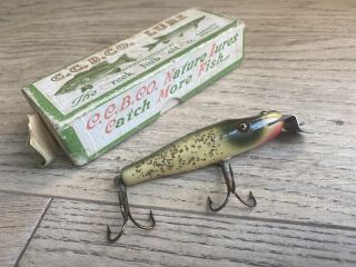 Vintage Creek Chub Baby Pikie Minnow Antique Fishing Lure 3