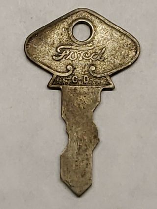 Vintage Antique Old Ford Key Model A Or T Brass Automobile 57 C - D Caskey Dupree