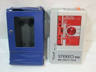 Not - Vintage Trump Electronics Mini Cassette Player / Recorder Twf - 802