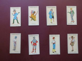 Figures Of Fiction Issued 1924 By Carreras Set 25