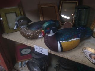 Awesome Antique Vintage Duck Decoy Wood Ducks John Day Cecilton Maryland 2005