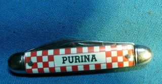 Vintage Purina Bayes USA Pocket Knife 2