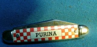 Vintage Purina Bayes USA Pocket Knife 3