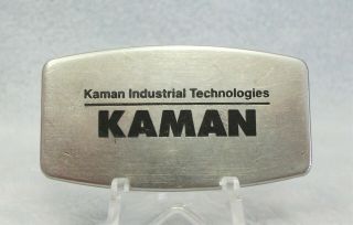 Vintage Zippo Brand Pocket Knife Nail File Money Clip Kaman Industrial Tech.  Htf