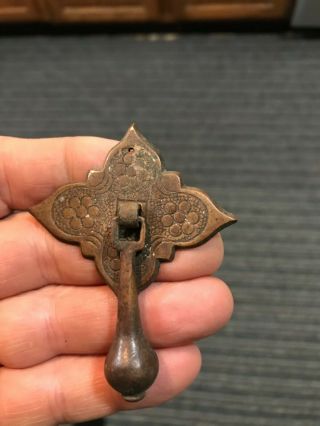 Rare 17th/18th Century William And Mary Period Drop Pulls Spectacular