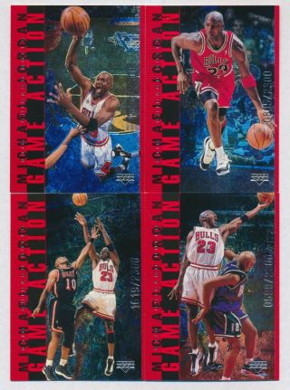 Michael Jordan 1998 Upper Deck MJ Living Legend Game Action Red /2300 (10) 2