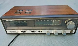 Vintage Realistic Chronomatic - 218 Model 12 - 1526 Amfm Clock Radio