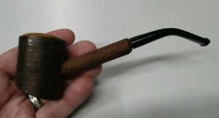Vintage Unique Handmade Wooden Smoking Pipe,  Unsmoked - Made In France