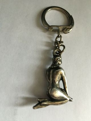 Keyring Porte - clés Femme nue PIN - UP style Fanny Pétanque keychain vintage an.  60 2