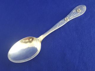 Rare Lge Georg Jensen Sterling Silver Serving Spoon 1925 Uk Marks 111g