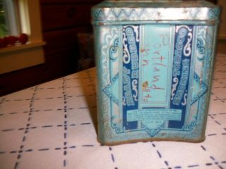 old tobacco tin EDGECOMB,  blue 2