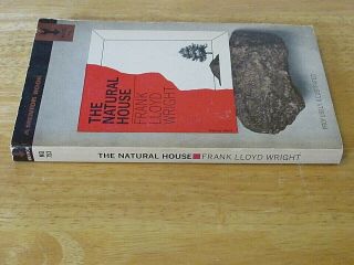 Vtg Frank Lloyd Wright The Natural House Illustrated Paperback Mentor Book MQ753 3