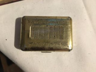BRYANT & MAY ANTIQUE MATCH HOLDER 2