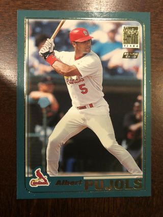 Albert Pujols 2001 Topps Traded T247 Rookie Card