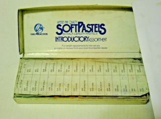 Vintage Grumbacher 30 Count half Length Soft Pastels Art Supply Drawing 2