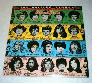 Some Girls By The Rolling Stones Vintage 1978 Vinyl In Protective Sleeve 1978