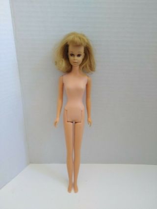 Vintage Blonde Flip Curl Straight Leg Francie Doll,  Japan