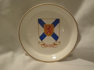 Vintage Lord Nelson Pottery England 9 - 68 Nova Scotia Dish Small Round Tray