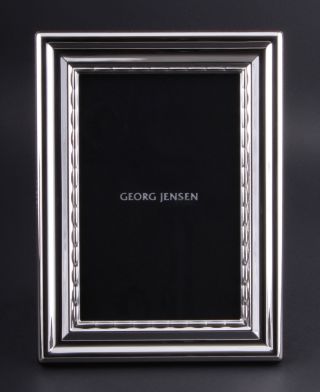 Georg Jensen Pearl Sterling Silver Photo Frame 10 X 15,  Small.
