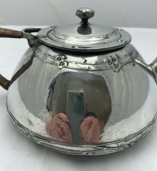 extremely rare liberty & co tudric art nouveau pewter tea pot Jessie M King 0142 2